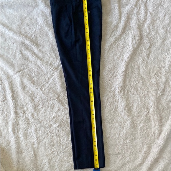 Men's H&M Slim Fit Navy Blue Pants - Picture 4 of 8